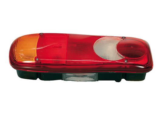 Rear lamp Left, License plate, AMP 1.5 rear conn